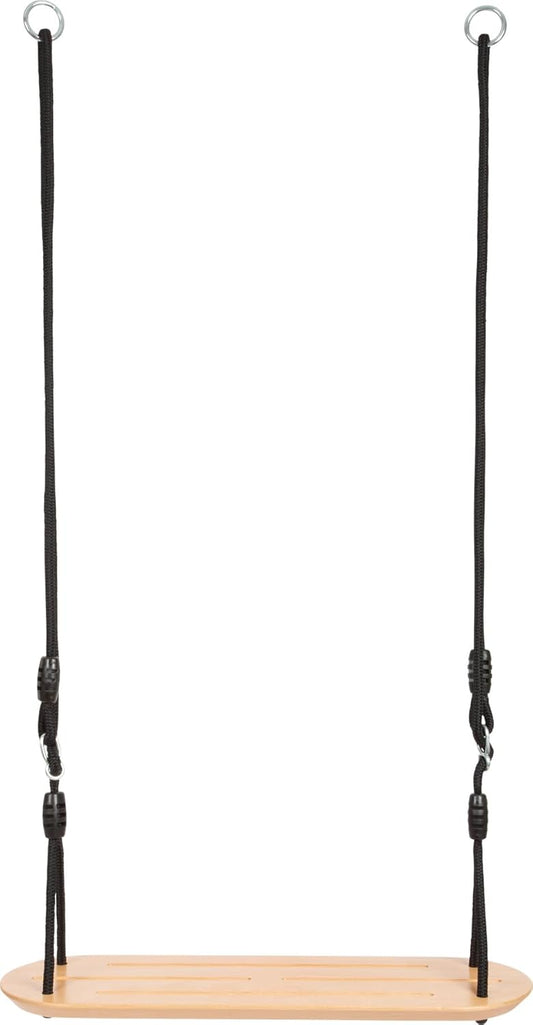 small foot Brettschaukel XL „Black Line“ – extra breite Holzschaukel