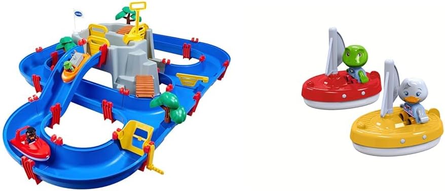 AquaPlay – Wasserbahn Set Bergsee (42-teilig) Gebraucht