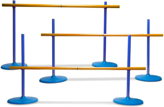 BS Toys Hindernisparcours Kinder – Verstellbare Hürden für Springen & Parkour