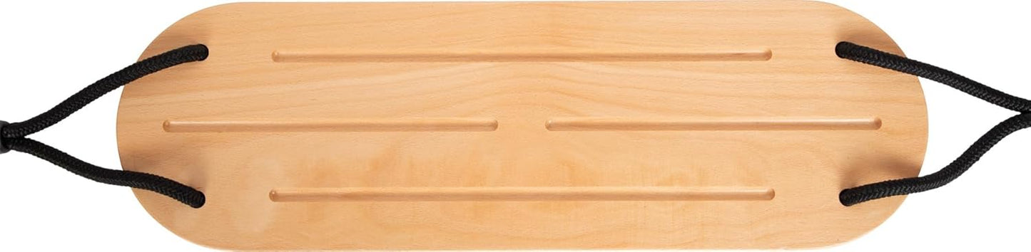 small foot Brettschaukel XL „Black Line“ – extra breite Holzschaukel