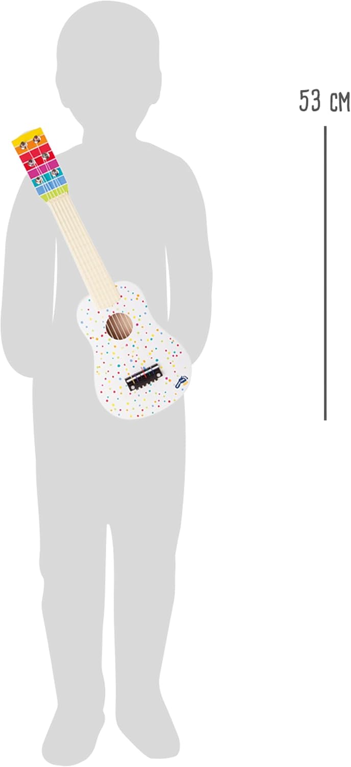 small foot Kinder - Gitarre "Sound" aus Holz – Musikinstrument ab 3 Jahren (10382)