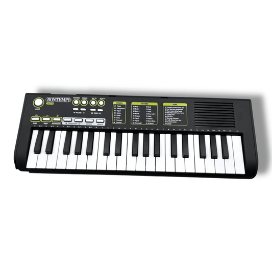 Bontempi KeyRhythm Digital Keyboard Piano with 37 Keys, 2 cm Pitch, Headphone