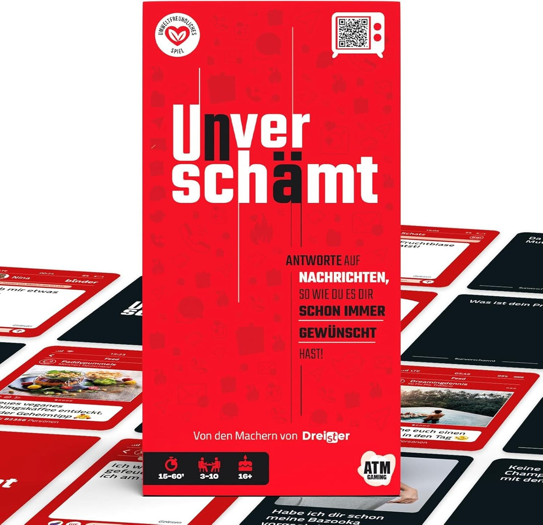 UNVERSCHÄMT Gesellschaftsspiele für Erwachsene - Designed in Deutschland - Ka...