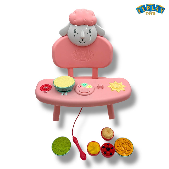Zapf Creation 701911 Baby Annabell Lunch Time Tisch, Puppenzubehör, Puppenstuhl