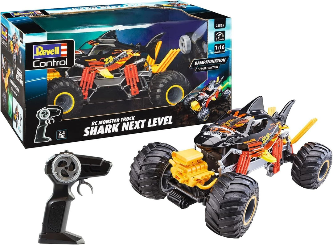 RC Monster Truck Shark Next Level, Revell Control Ferngesteuertes Auto mit Verda