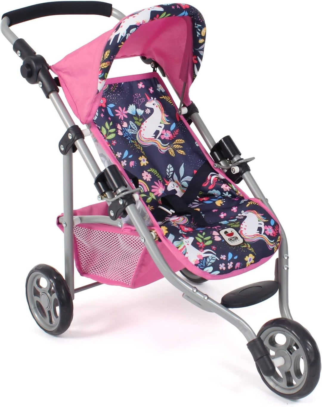 Bayer Chic 2000 - Puppenbuggy Lola, Jogging-Buggy, Puppenjogger, Puppenwagen, Ei