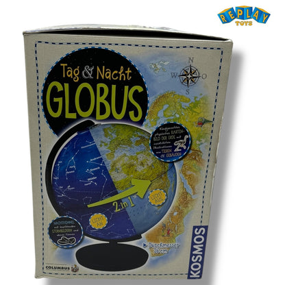 KOSMOS Tag und Nacht Globus mit Beleuchtung Kinderglobus Ø 26 cm ab 6 J. 673017 - Spielzeug & Spielwaren | ReplayToys Deutschland