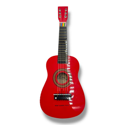 New Classic Toys - 10341 - Musikinstrument - Spielzeug Holzgitarre - Rot