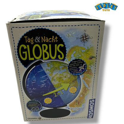 KOSMOS Tag und Nacht Globus mit Beleuchtung Kinderglobus Ø 26 cm ab 6 J. 673017 - Spielzeug & Spielwaren | ReplayToys Deutschland