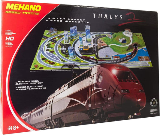 MEHANO 5850619 – TGV THALYS mit Gleis - Layout | Modellzug - Set | Spur H0 | Wie neu