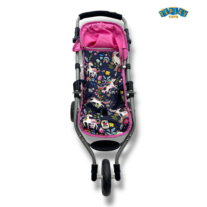 Bayer Chic 2000 - Puppenbuggy Lola, Jogging-Buggy, Puppenjogger, Puppenwagen, Ei