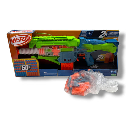 Nerf Elite 2.0 motorisierter Double Punch Dart - Blaster Top Zustand