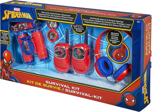 KIDdesigns Spider - Man Survival Kit | Kinder - Kopfhörer mit Lautstärkebegrenzung,