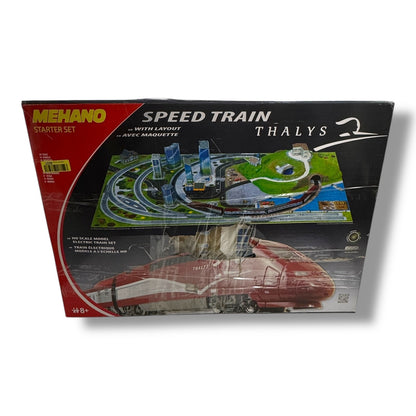 MEHANO 5850619 – TGV THALYS mit Gleis - Layout | Modellzug - Set | Spur H0 | Wie neu