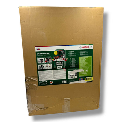 Theo Klein 8485 Bosch Werkbank, 150 - teilig, Werkzeug & Zubehör Spielzeug B - Ware