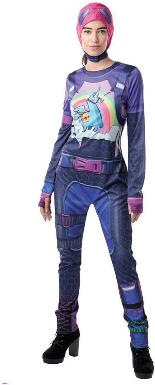 Rubie's Brite Bomber Fortnite Erwachsener Damen Kostüm Fasching Karneval 300190