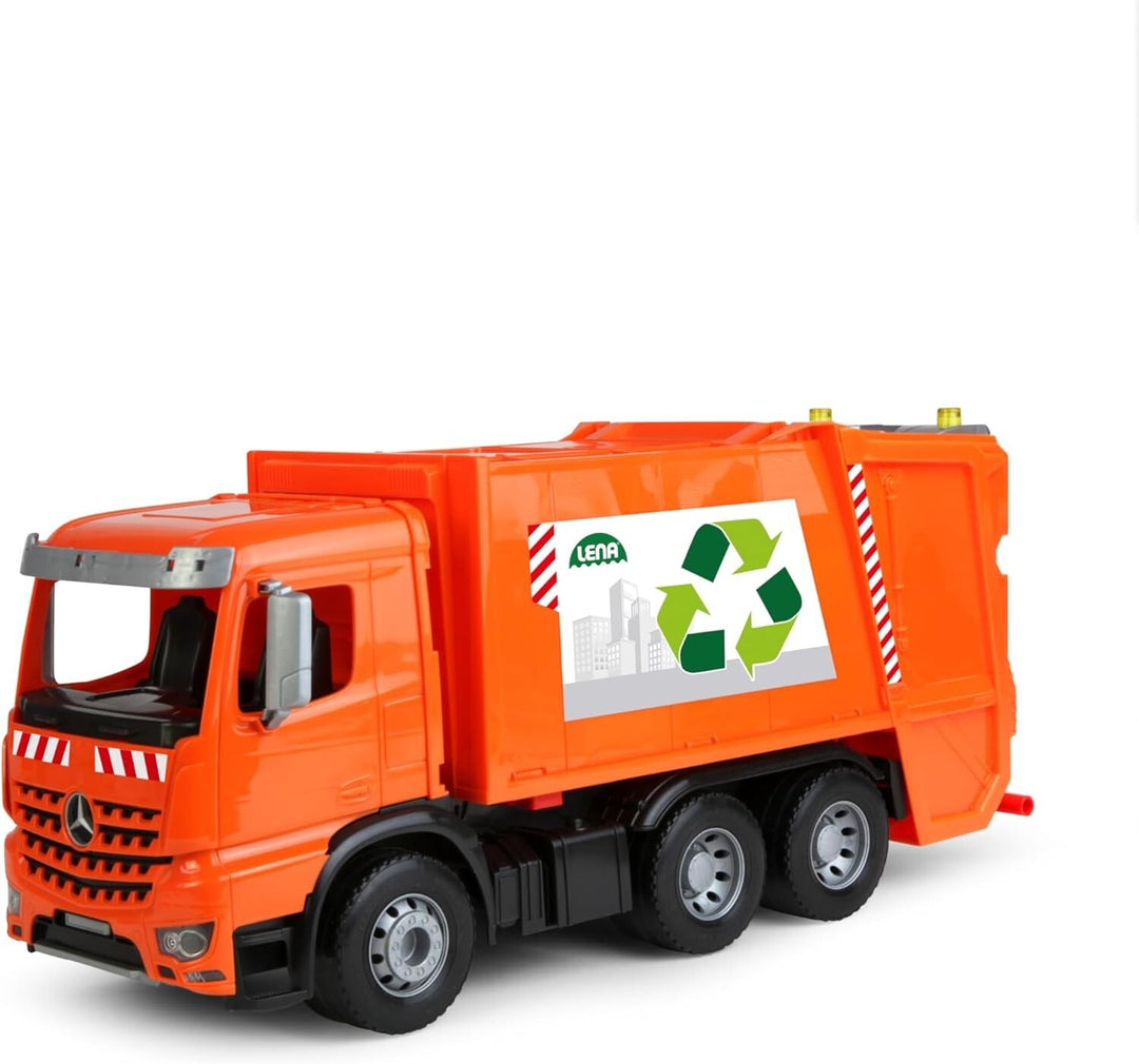 Lena 4614 Worxx Müllauto Mercedes Benz Arocs, Spielauto Ca. 53 Cm, Nutzfahrzeug 