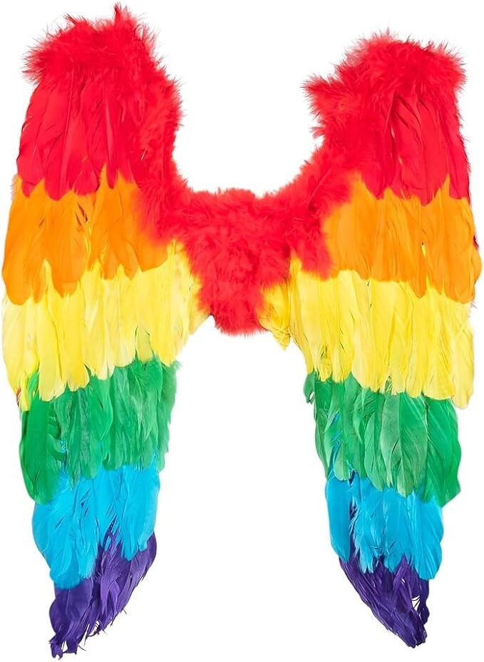 Boland - Federflügel Engel, Größe 50 x 50 cm, Amor, himmlischer Bote, Ac