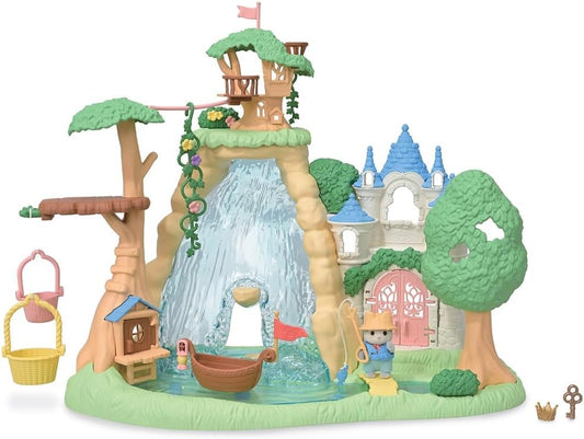 Sylvanian Families - 5762 Abenteuerspielplatz Wasserfall, Tierfigur, Spielzeug für Kinder ab 3 Jahren