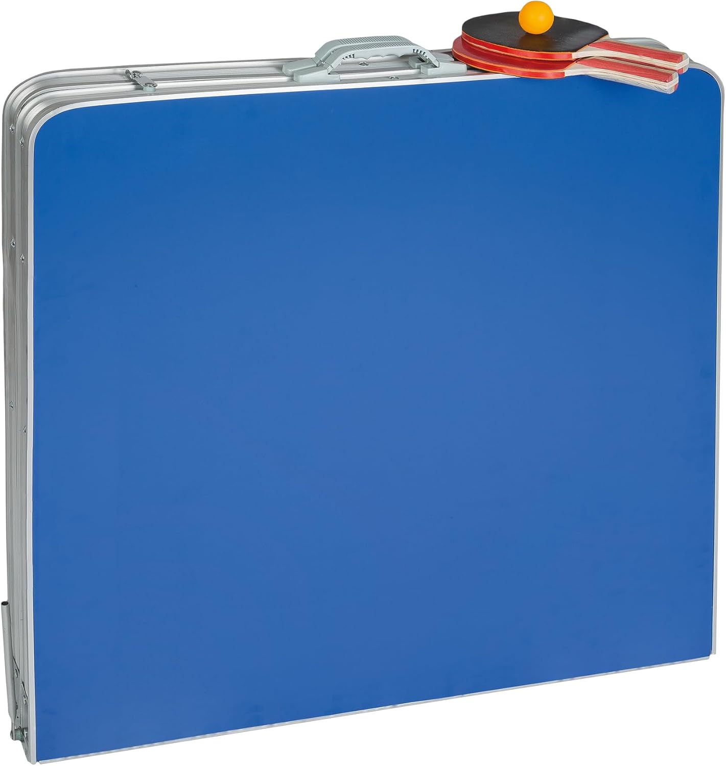 Idena 40464 - Tischtennisplatte compact, klappbar, 160 x 80 x 70 cm, Blau