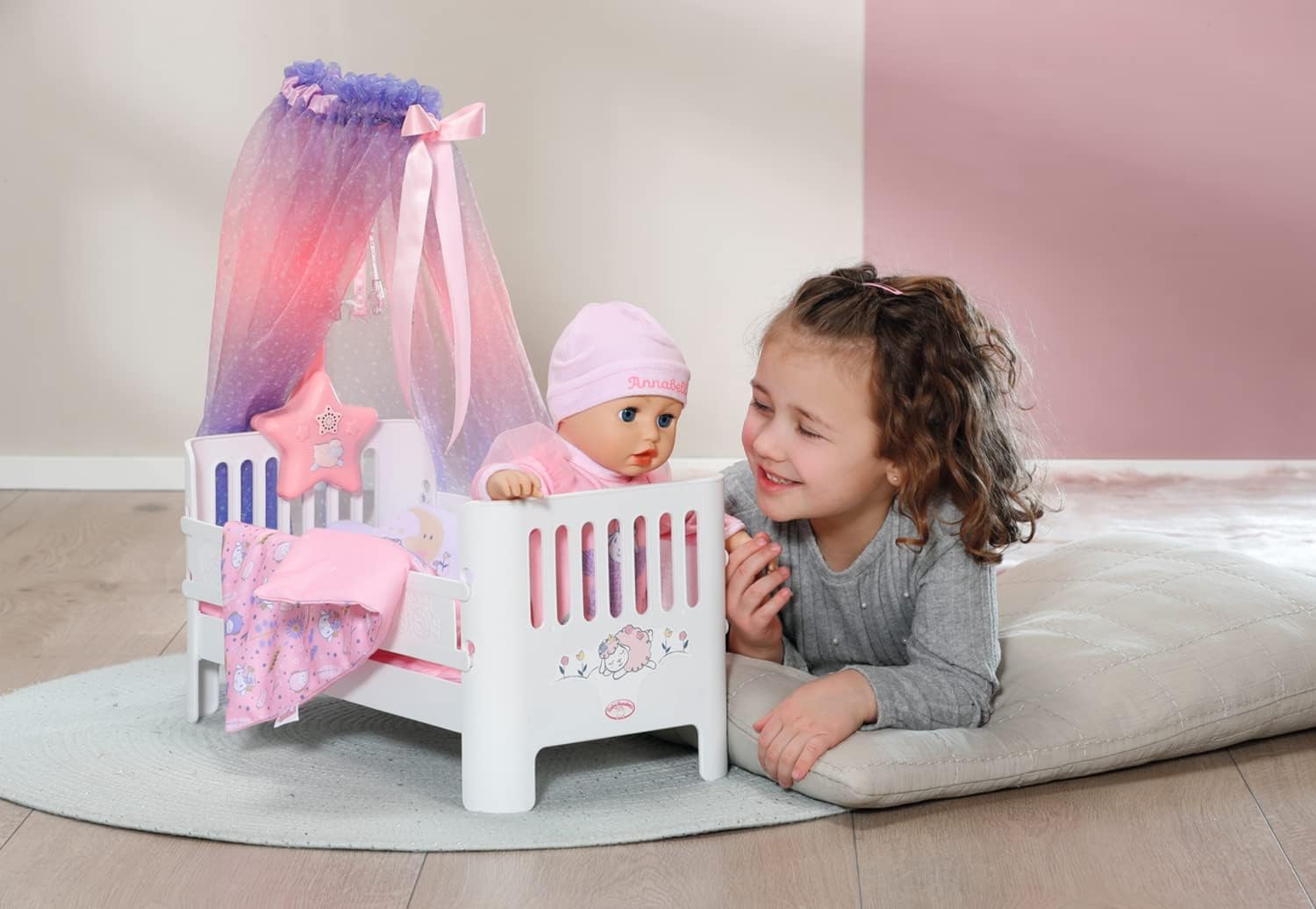 Baby Annabell – Sweet Dreams Puppenbett mit Himmel
