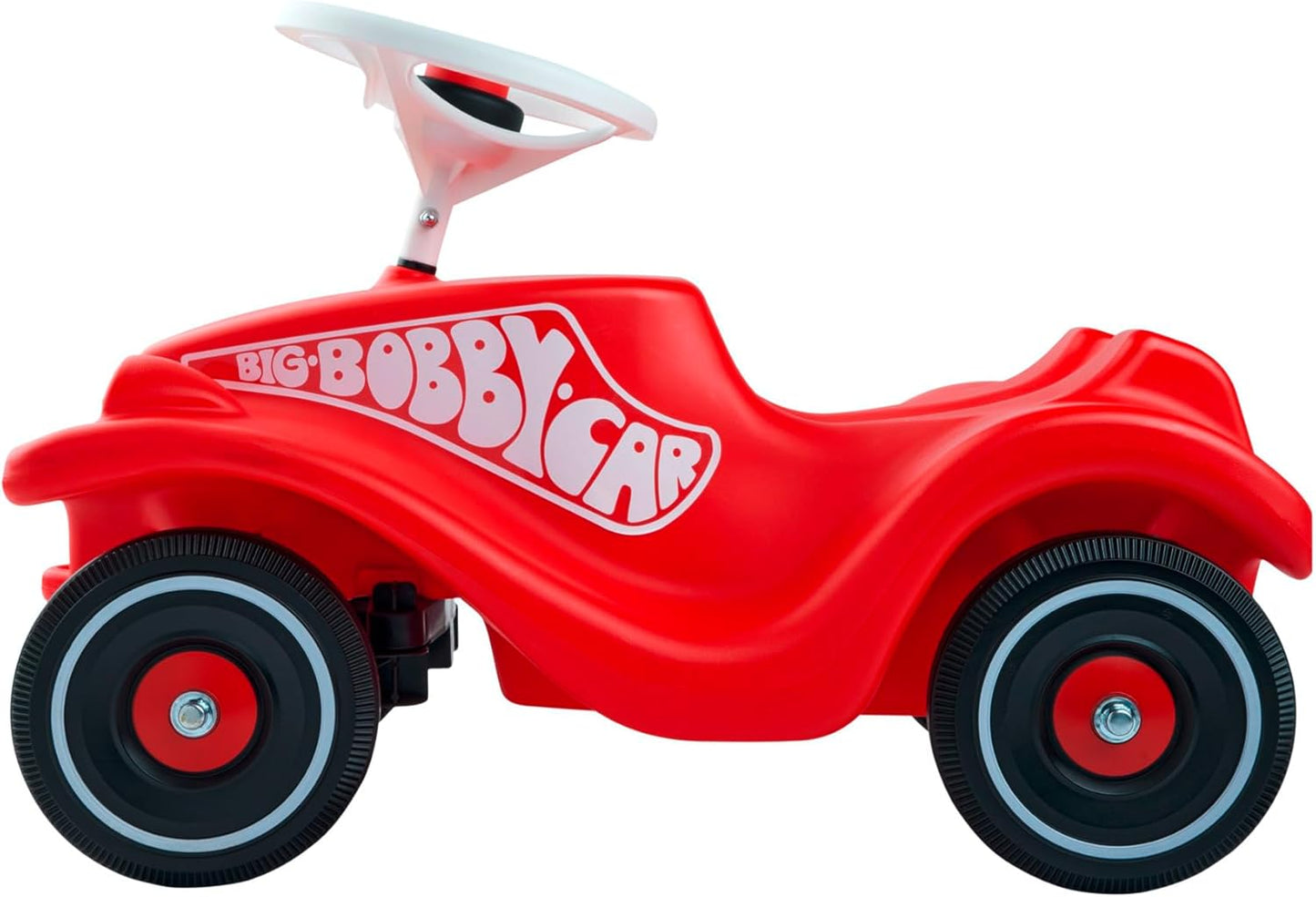 BIG - Bobby - Car Classic – Rotes Kinderfahrzeug für Jungen und Mädchen