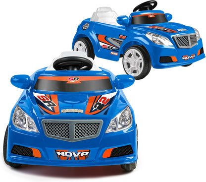 FEBER - Twinkle Car R/C Blue, Elektroauto mit Funksteuerung, 12V Batterie