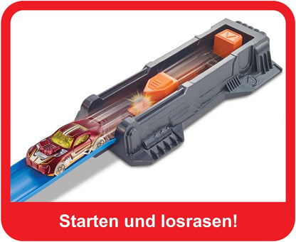 Hot Wheels – Autorennbahn Korkenzieher mit 3 Loopings (FTB65)