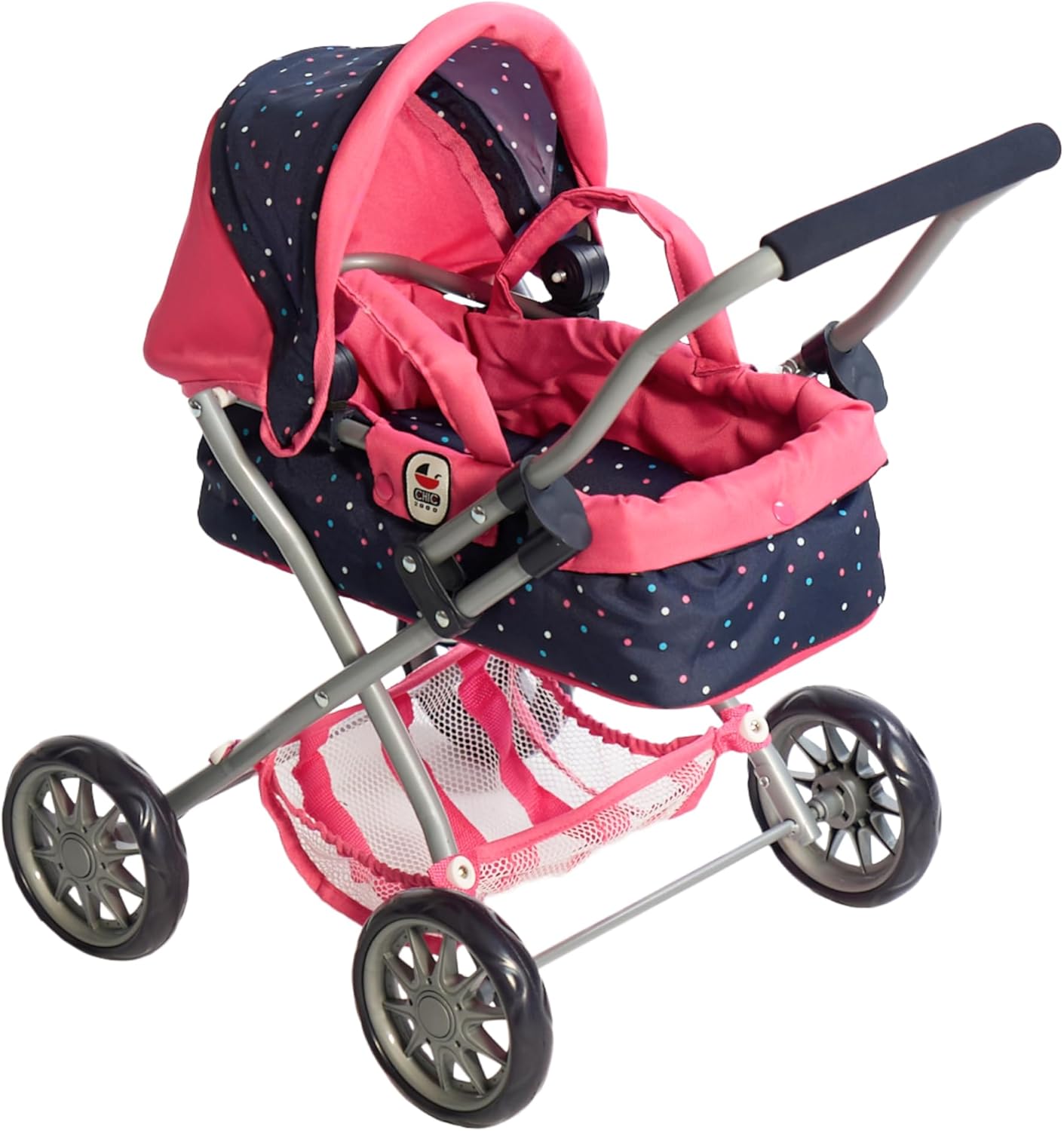 Bayer Chic 2000® Puppenwagen Smarty – Konfetti Pink