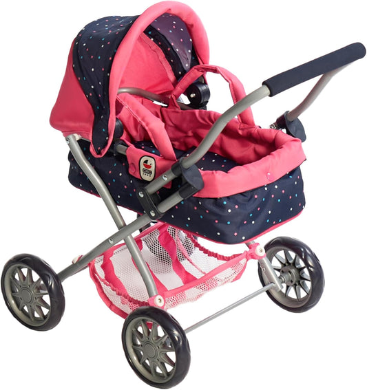 Bayer Chic 2000® Puppenwagen Smarty – Konfetti Pink