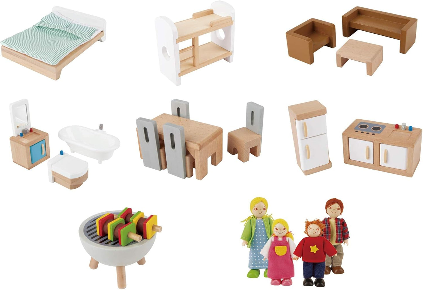 Hape Puppen - Villa | Preisgekröntes Puppenhaus aus Holz