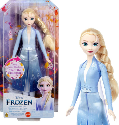 Mattel Disney Frozen 2 – Singende Elsa Modepuppe