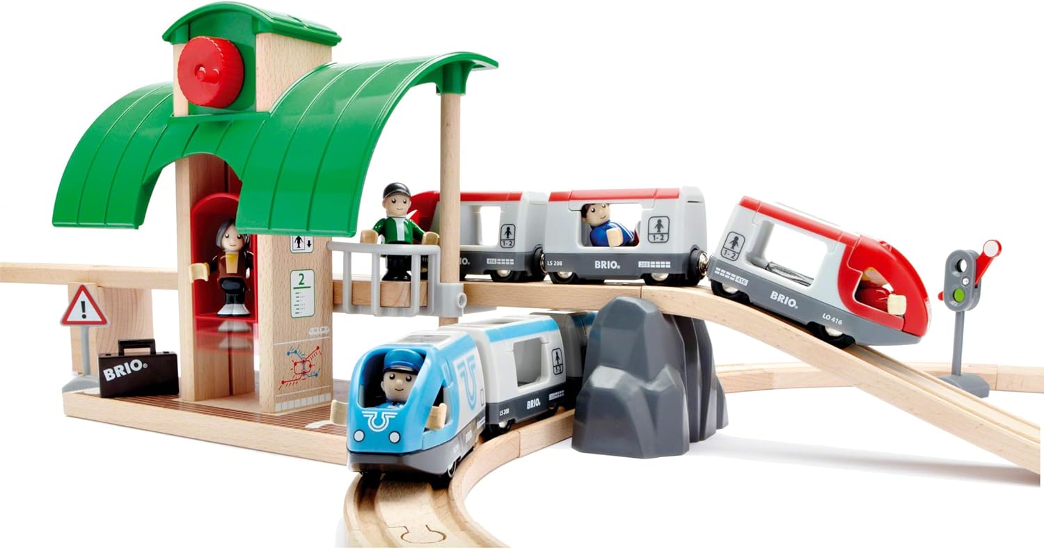 BRIO World 33512 – Großes Bahn Reisezug Set