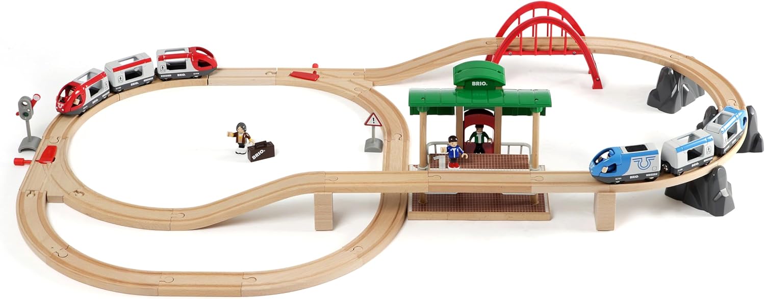 BRIO World 33512 – Großes Bahn Reisezug Set