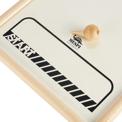 Weible Spiele 3105007 Meraner Tischkegelspiel, Holz/Beige