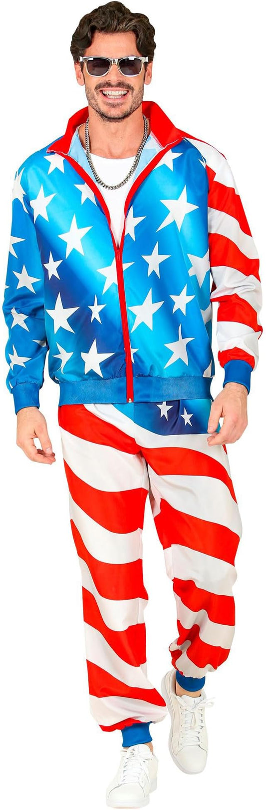 Widmann Milano Party Fashion – Kostüm Trainingsanzug USA – Neu Größe S