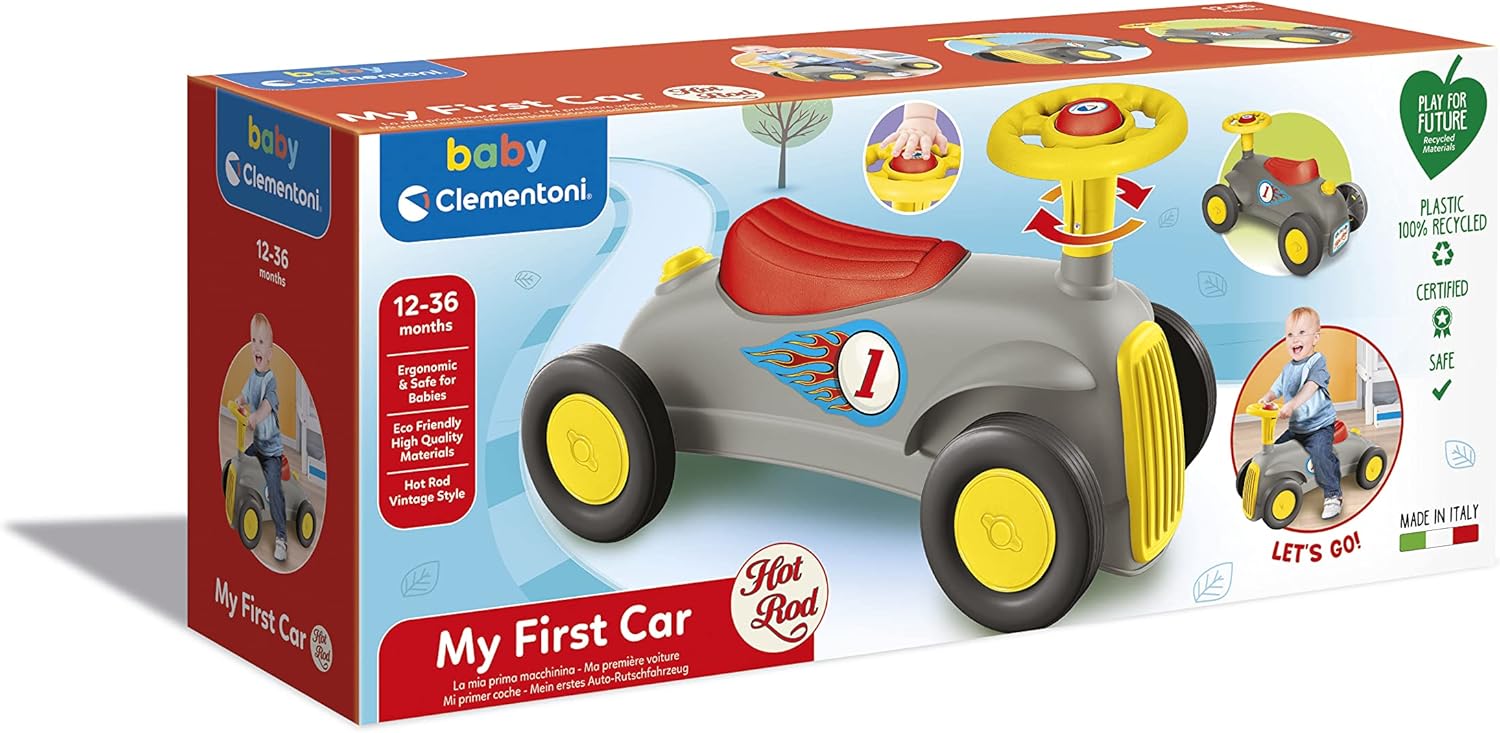 Clementoni Vintage Rennwagen 17700 – Play for Future Lauflernwagen