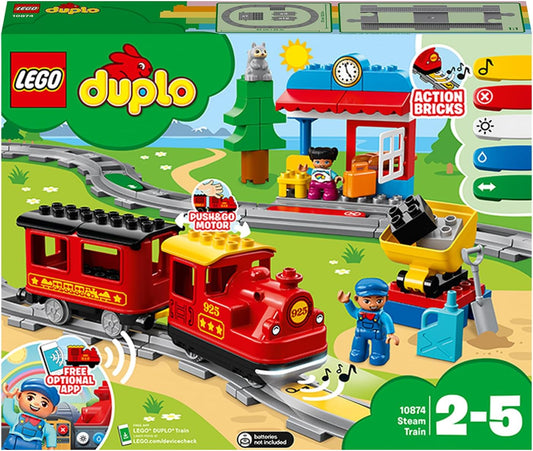LEGO® DUPLO® 10874 Dampfeisenbahn, 59 Teile