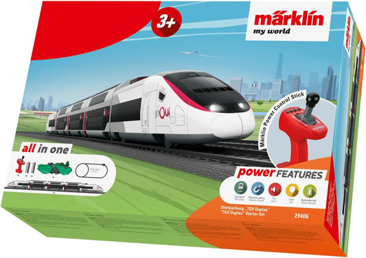 Märklin My World Spielzeugeisenbahn Startpackung „TGV Duplex“ 29406