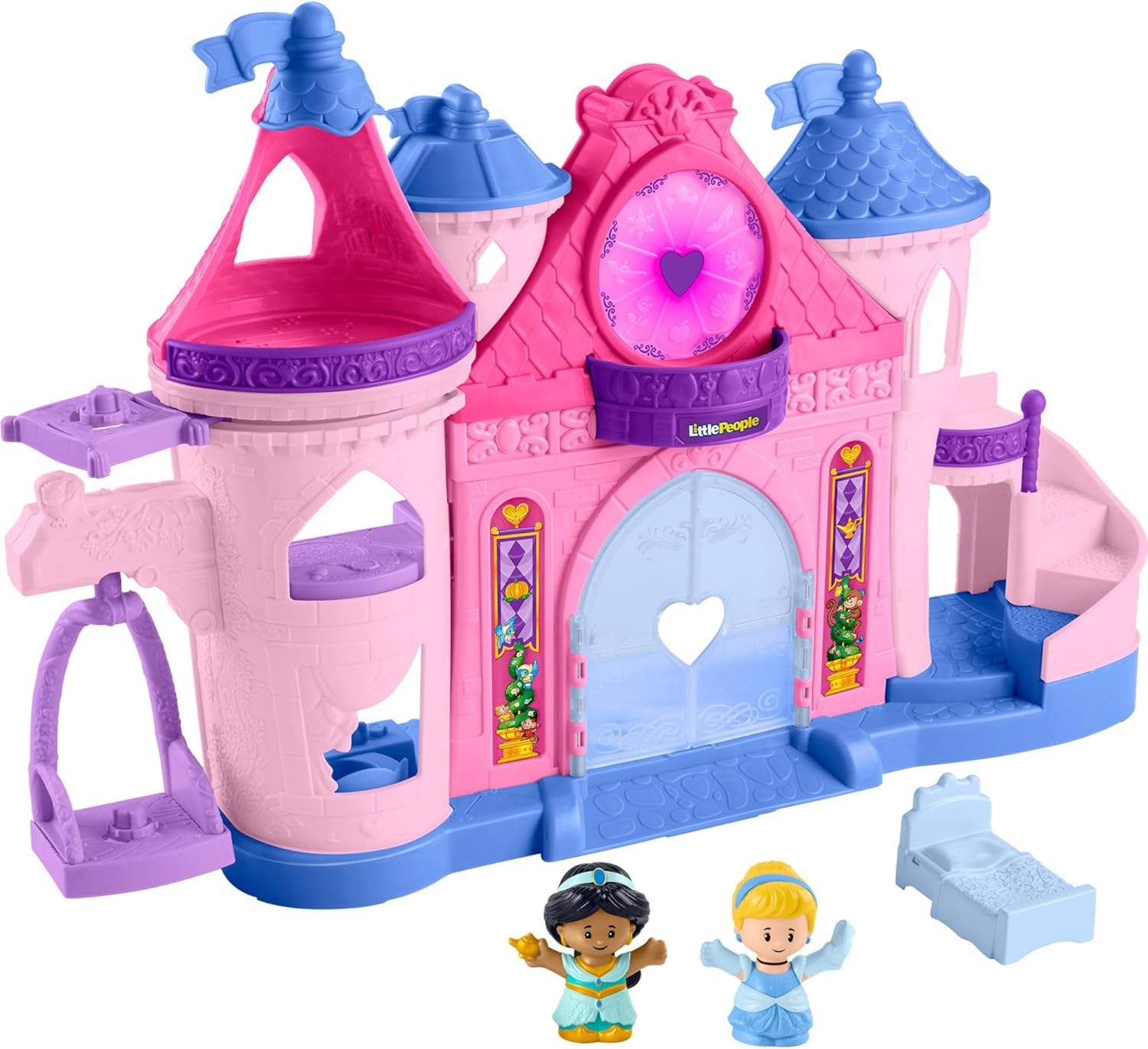 Fisher - Price Disney - Prinzessin – Magische Lichter &amp; Tanz - Schloss von Little People – Wie neu, ohne Verpackung