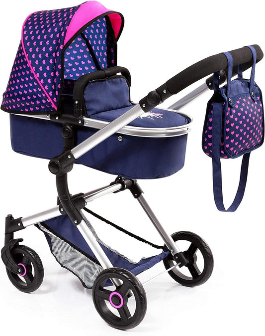 Bayer Design 18454AA Kombi Puppenwagen Neo Vario mit Wickeltasche und Einkaufskorb