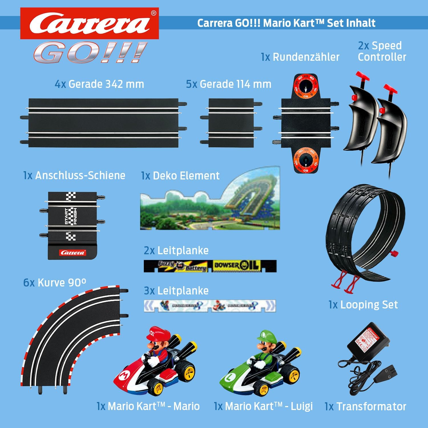 Carrera GO!!! Mario Kart™ 8 Set/Grundpackung 62491