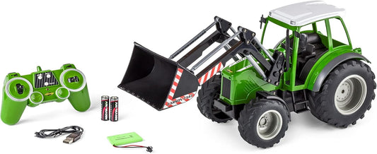 Carson 500907347 RC Traktor mit Frontlader 1:16