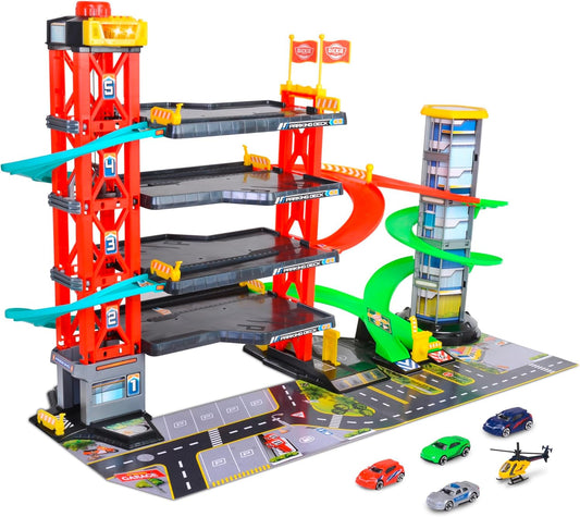 Dickie Toys – 4 - stöckiges Parkhaus