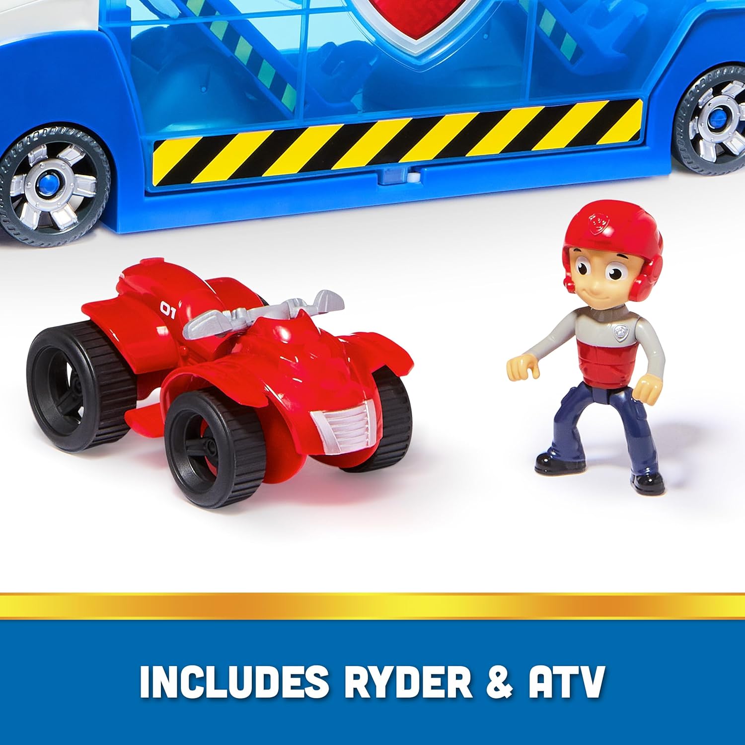 PAW Patrol – Launch'n Rescue PAW Patroller Teamfahrzeug mit neuen Funktionen, inkl. Ryder - Figur und 1 Basis - Fahrzeug, Spielzeug geeignet für Kinder ab 3 Jahren