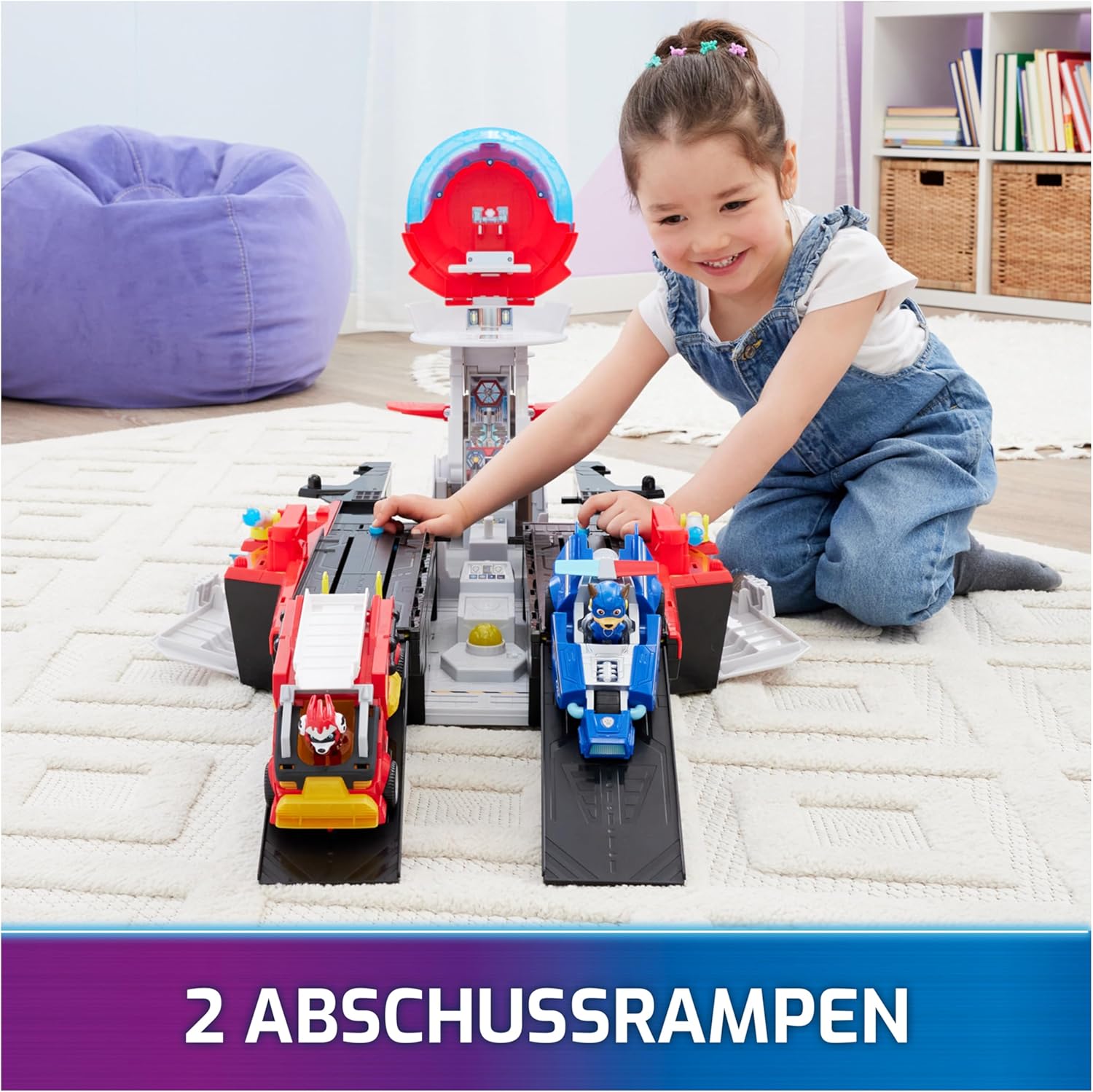 PAW Patrol – Der Mighty Kinofilm Marine Hauptquartier Spielset
