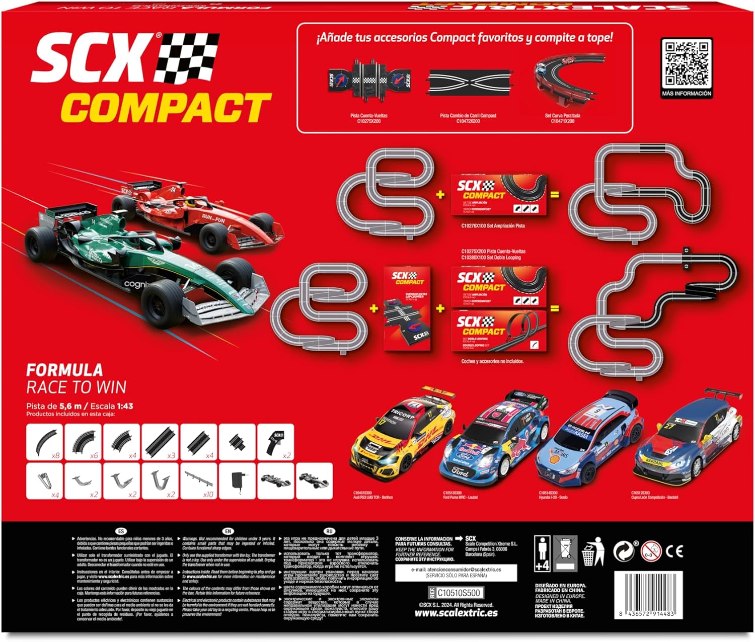 SCALEXTRIC - Compact Circuit (Formula Race to Win)