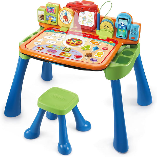 VTech 5 - in - 1 Magischer Schreibtisch – Interaktiver Lern - und Spieltisch