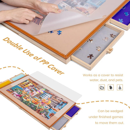 Tektalk – Tragbarer Puzzletisch für bis zu 1500 Teile