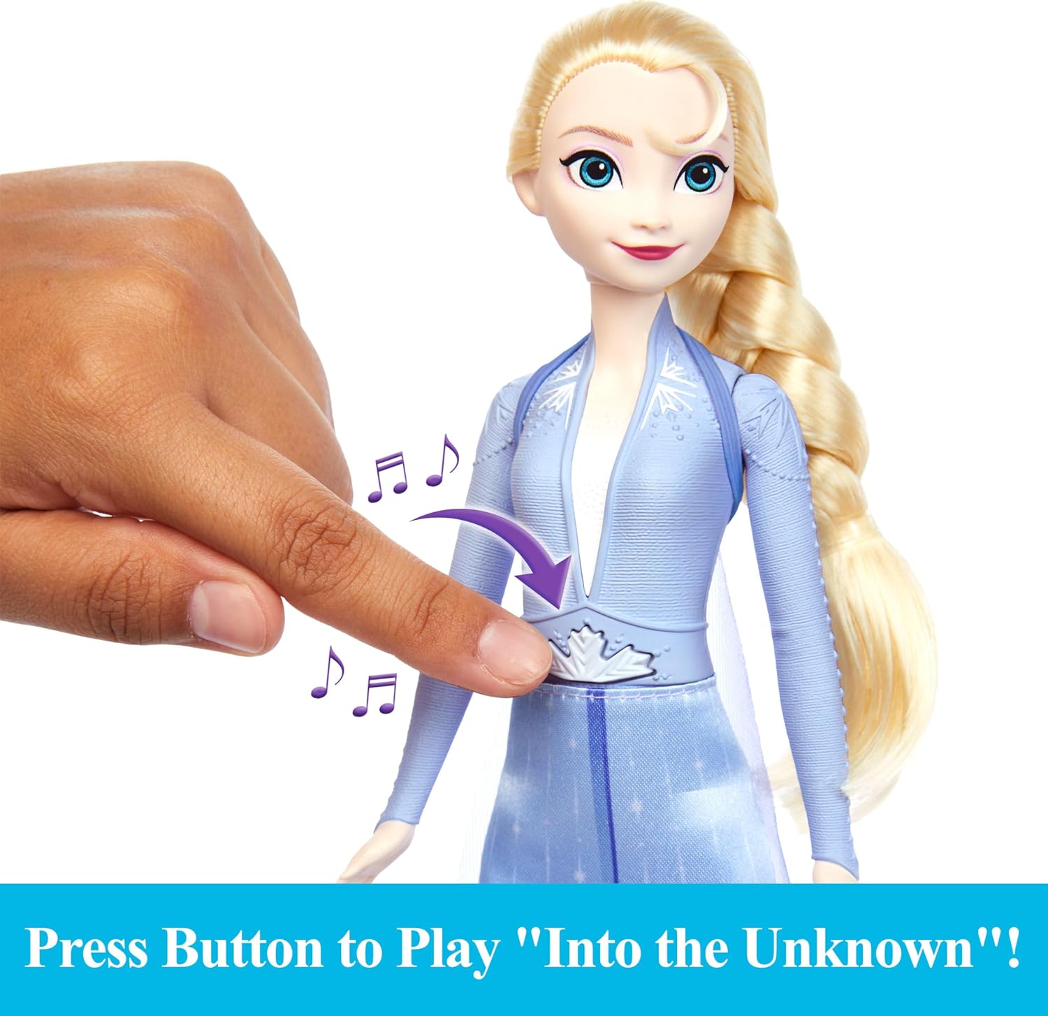 Mattel Disney Frozen 2 – Singende Elsa Modepuppe